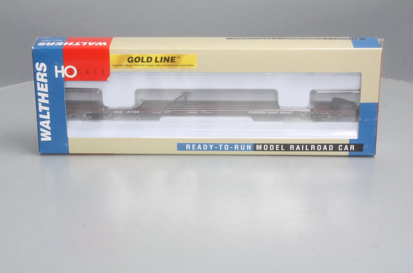 Walthers 40809 HO Florida East Coast 89' All Purpose Flat Car # 2786