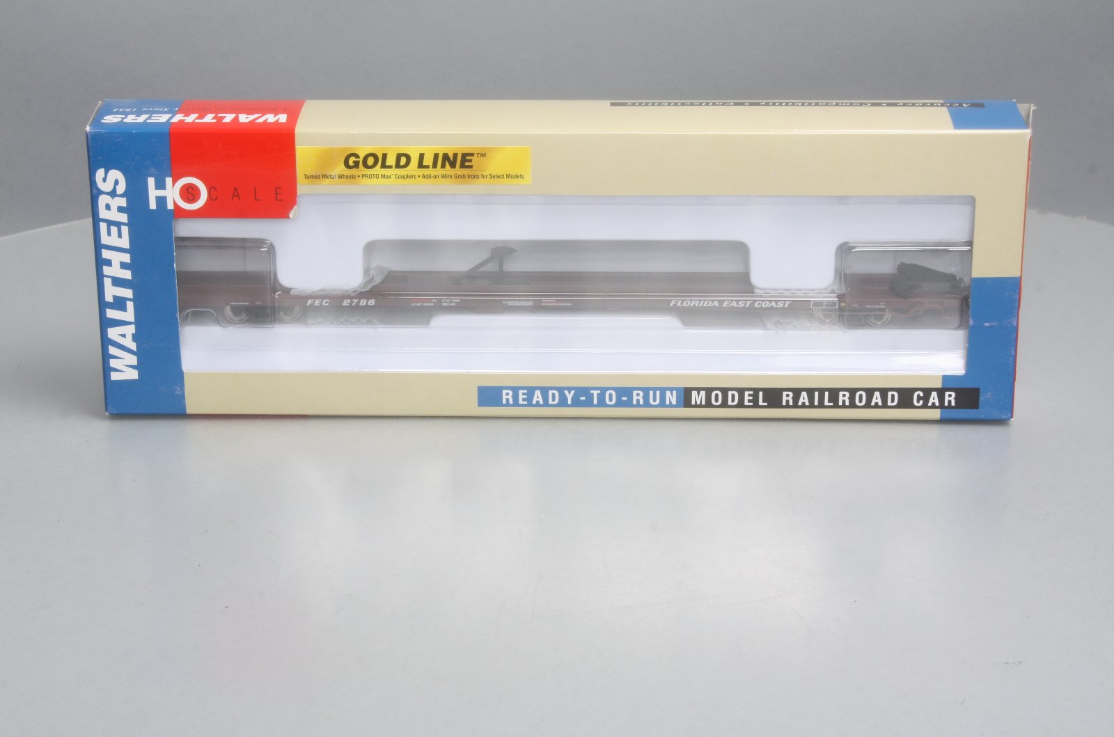 Walthers 40809 HO Florida East Coast 89' All Purpose Flat Car # 2786