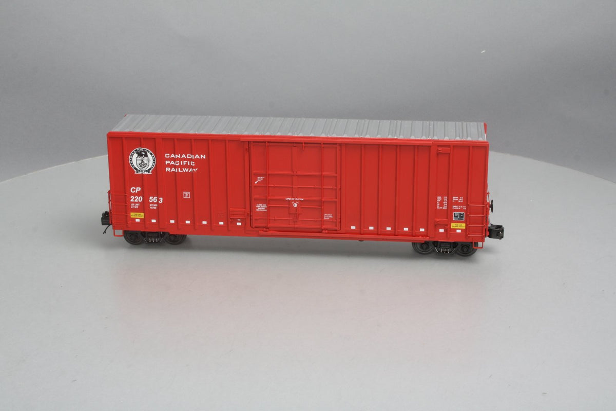MTH 20-93175 O Gauge Canadian Pacific Railway 50' High Cube Boxcar #220563 LN/Box