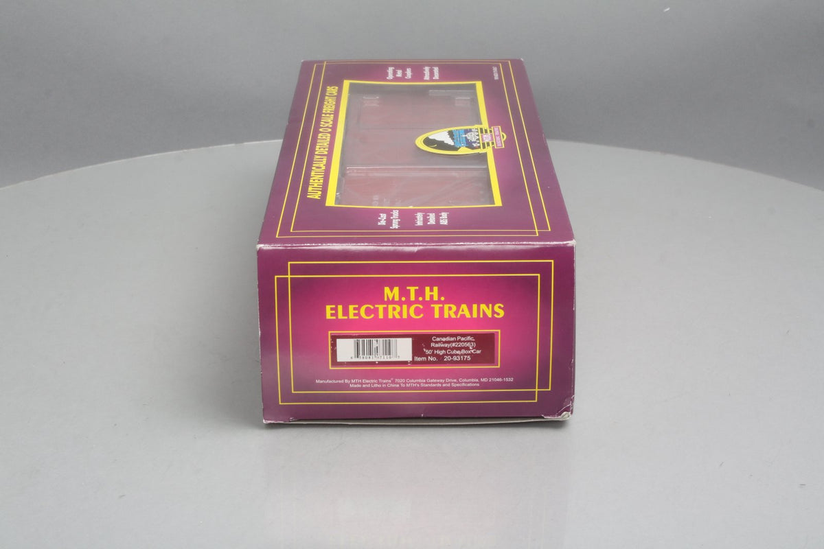 MTH 20-93175 O Gauge Canadian Pacific Railway 50' High Cube Boxcar #220563 LN/Box