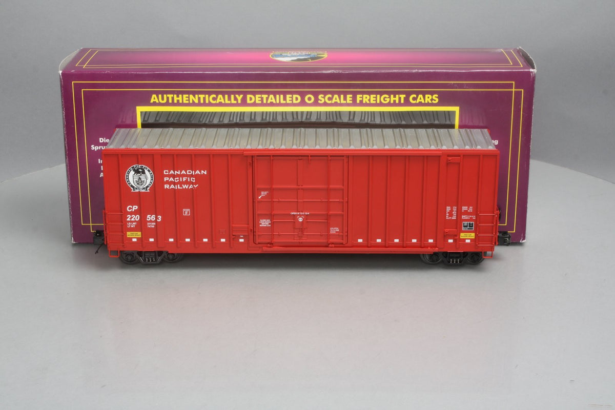 MTH 20-93175 O Gauge Canadian Pacific Railway 50' High Cube Boxcar #220563 LN/Box