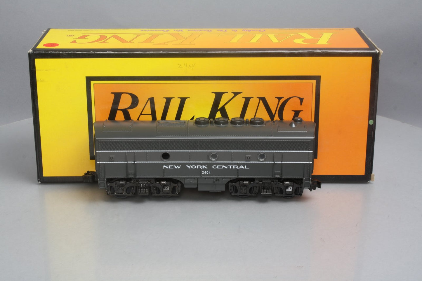 MTH 30-2010B O Gauge New York Central F-3 B Unit Non-Powered Diesel Engine #2404 LN/Box