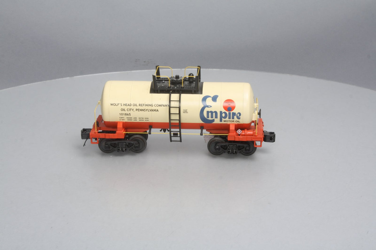 MTH 20-96131 O Empire Oil 8000 Gallon Tank Car #101865 EX/Box