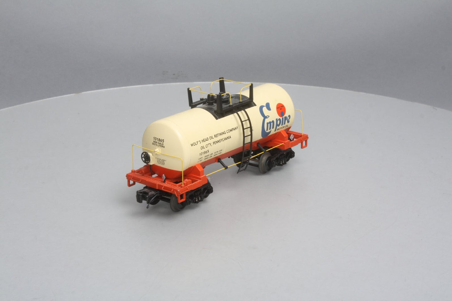 MTH 20-96131 O Empire Oil 8000 Gallon Tank Car #101865 EX/Box