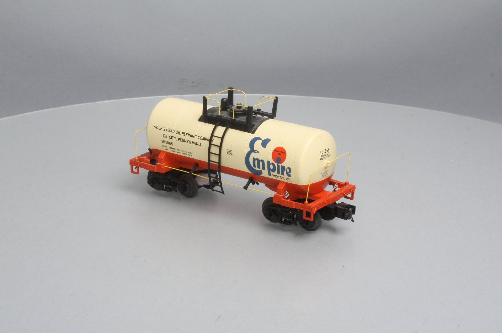 MTH 20-96131 O Empire Oil 8000 Gallon Tank Car #101865 EX/Box