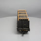 Aristo-Craft 46409 G Scale Chessie System Flat Car w/Pipe Load - Plastic Wheels LN/Box