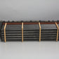 Aristo-Craft 46409 G Scale Chessie System Flat Car w/Pipe Load - Plastic Wheels LN/Box