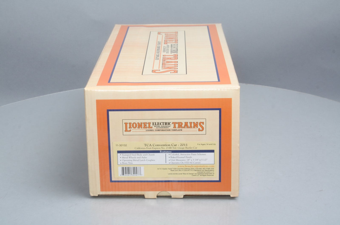 MTH 11-30132 Standard Gauge 2011 TCA Convention Car NIB