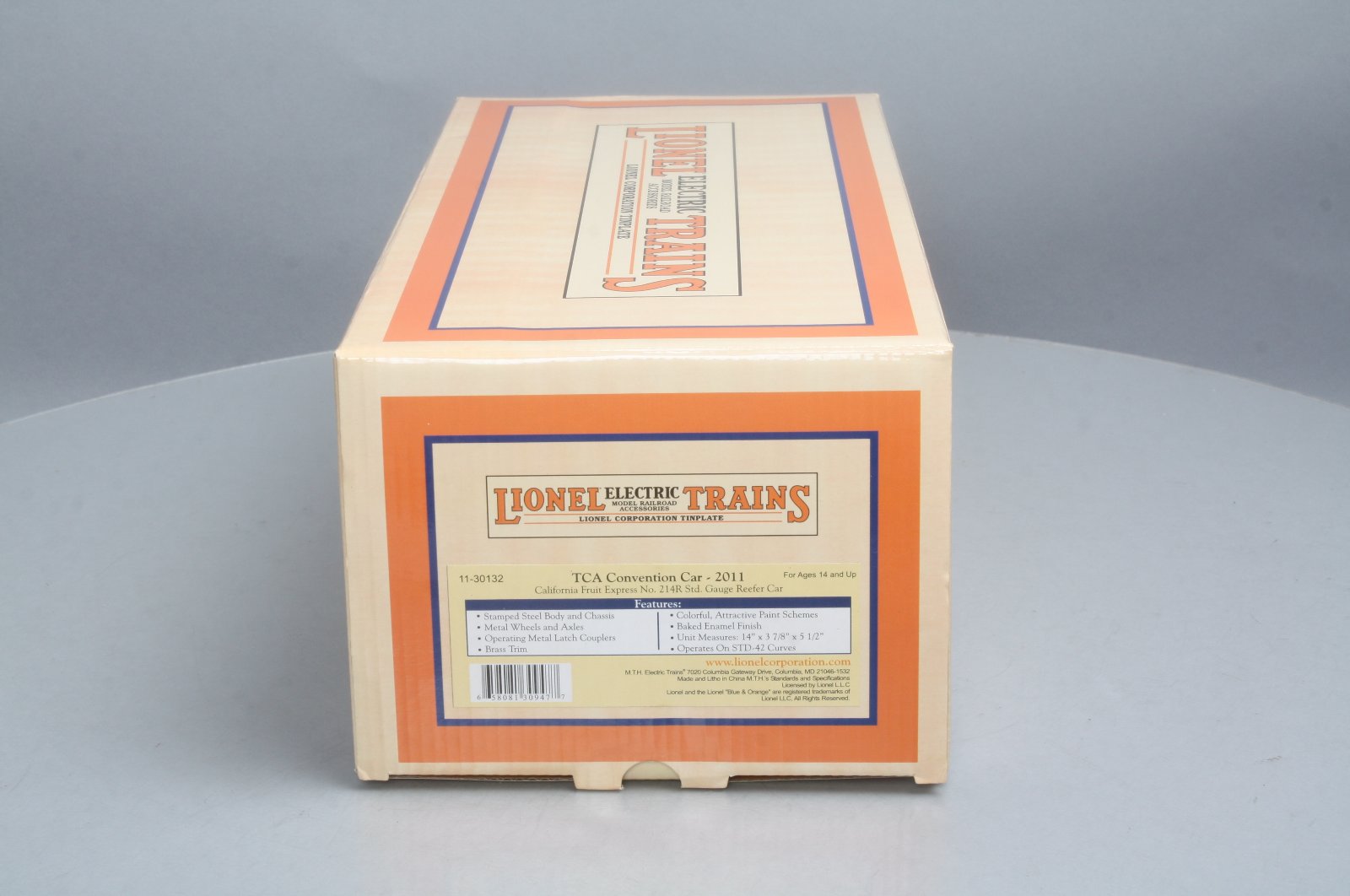 MTH 11-30132 Standard Gauge 2011 TCA Convention Car NIB