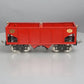 MTH 216 Standard Gauge 2-Bay Hopper Car- Red EX