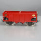 MTH 216 Standard Gauge 2-Bay Hopper Car- Red EX