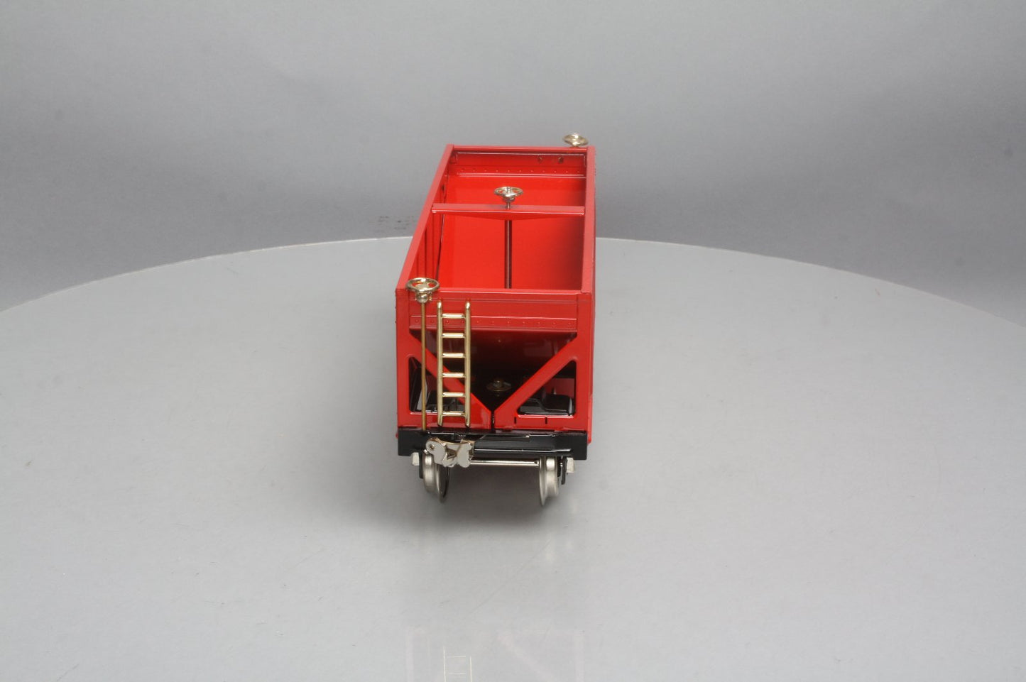 MTH 216 Standard Gauge 2-Bay Hopper Car- Red EX