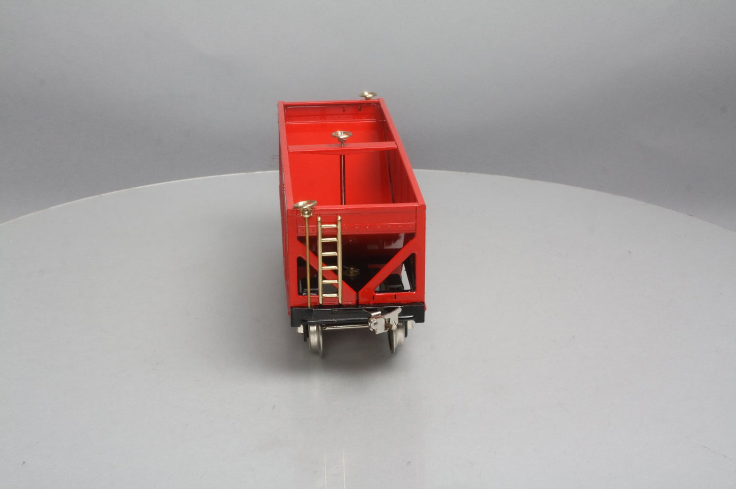 MTH 216 Standard Gauge 2-Bay Hopper Car- Red EX