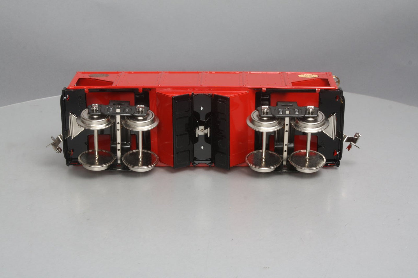 MTH 216 Standard Gauge 2-Bay Hopper Car- Red EX