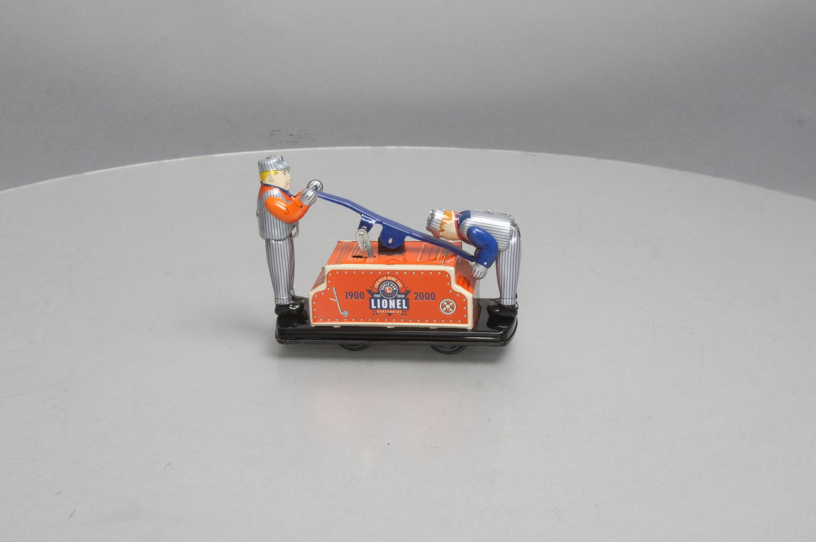 Lionel O27 Reproduction Tin Wind-up Handcar 1900-2000 Centennial EX/Box