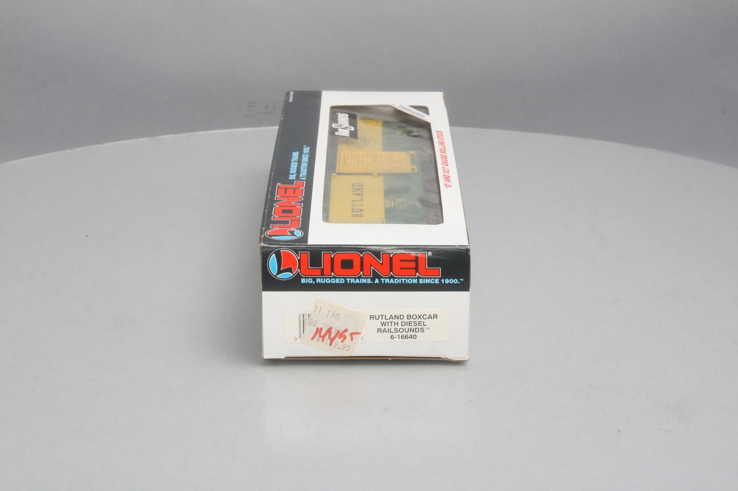 Lionel 6-16640 Rutland Boxcar w/Diesel RailSounds (No Controller) LN/Box