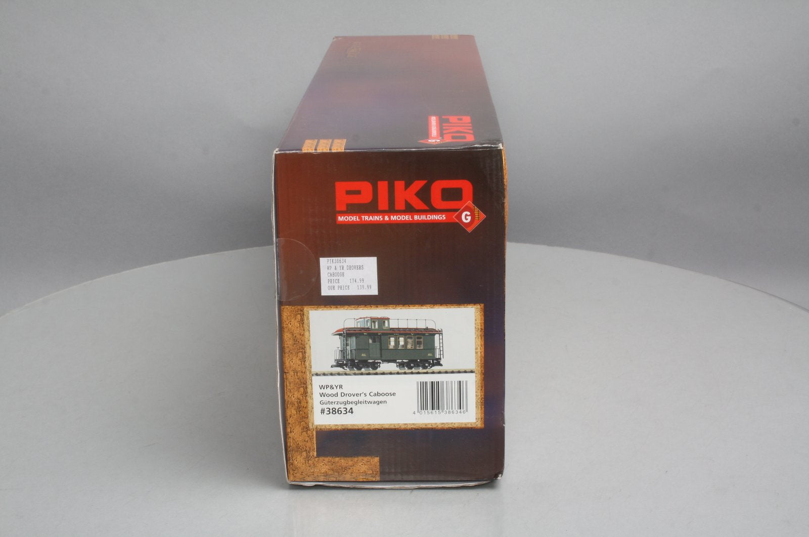 Piko 38634 White Pass & Yukon Railroad Wood Drover's Caboose – Trainz