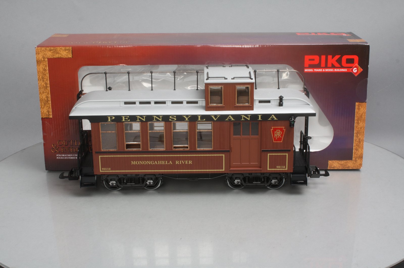 Piko 38624 Pennsylvania Wood Drover's Caboose (Metal Wheels)