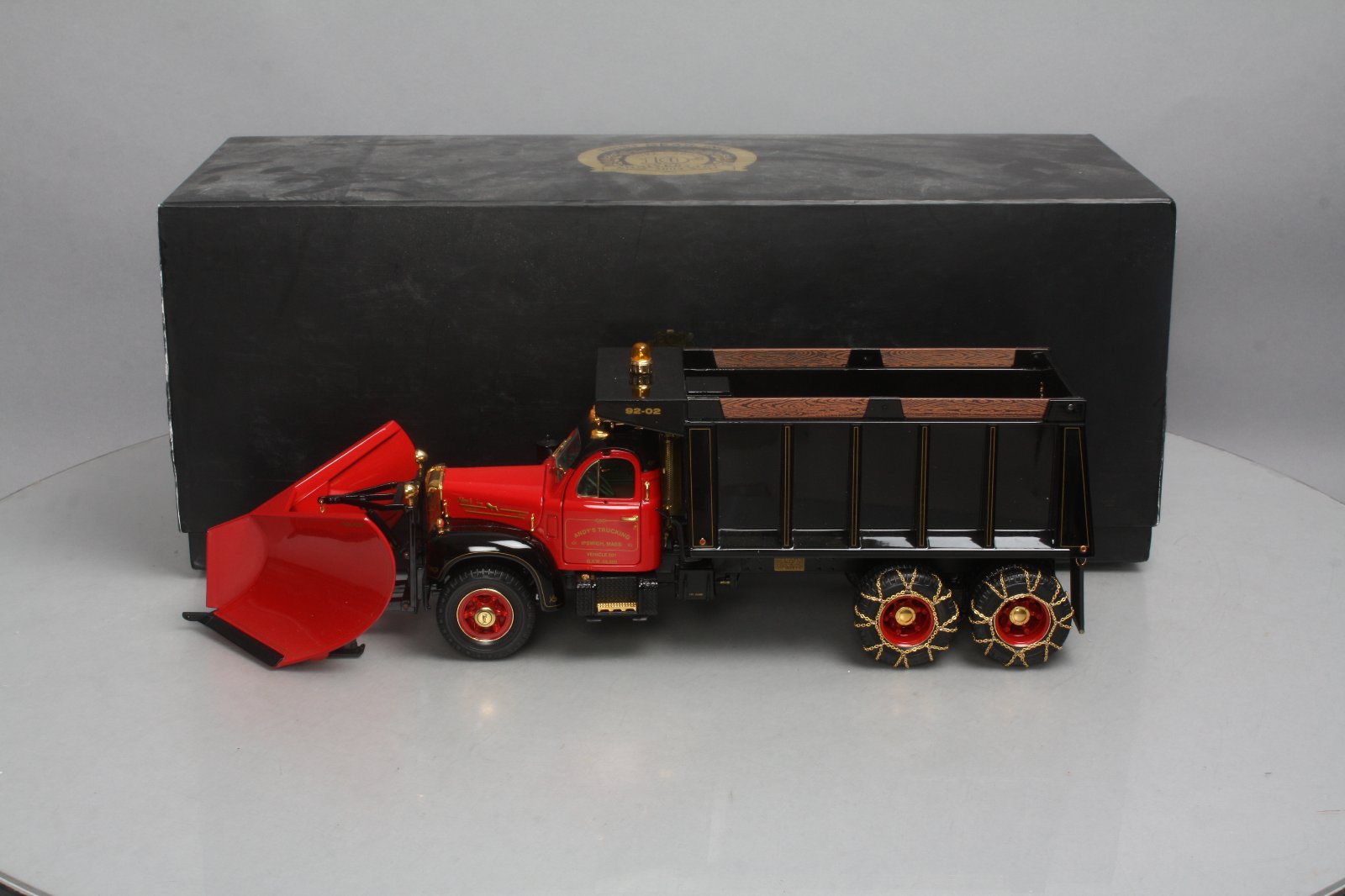 First Gear 49-0014A 1:25 1960 Mack 10th Anniversary B Dump Truck with Plow LN/Box