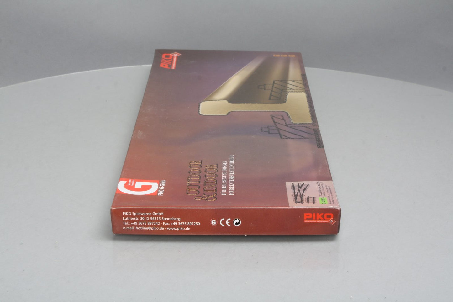 Piko 35223 G R5 22.5° Brass Manual Right Switch Turnout