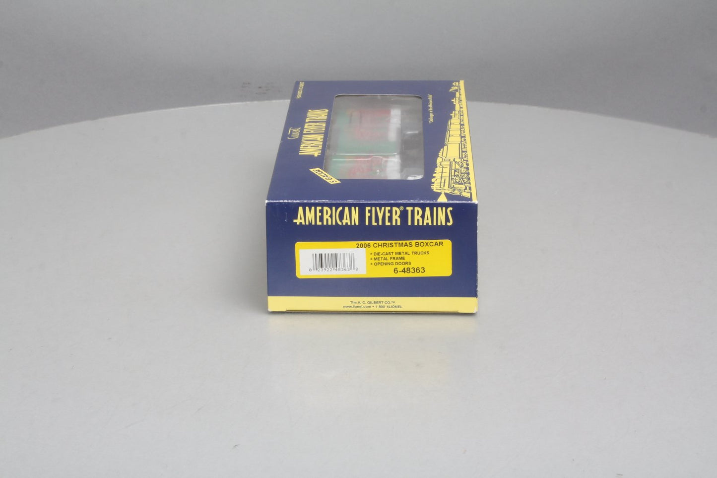 American Flyer 6-48363 S Gauge 2006 Christmas Boxcar NIB