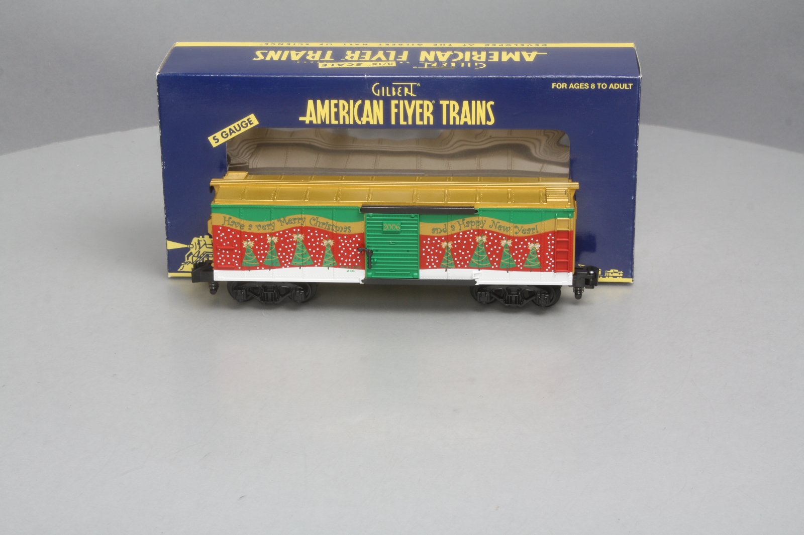 American Flyer 6-48363 S Gauge 2006 Christmas Boxcar NIB