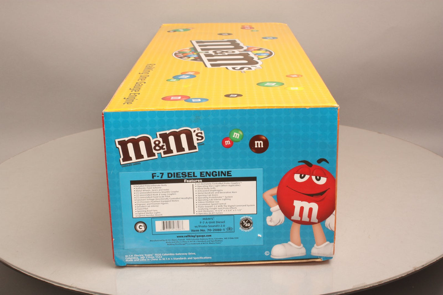 MTH 70-2080-1 M&Ms G Scale F-7 A Unit Diesel w/PS2