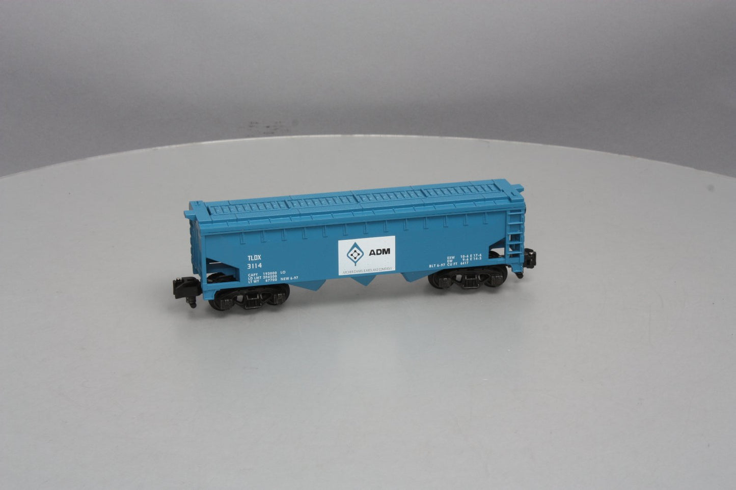 American Flyer 6-48612 S Gauge ADM Three-Bay Covered Hopper #3114 LN/Box