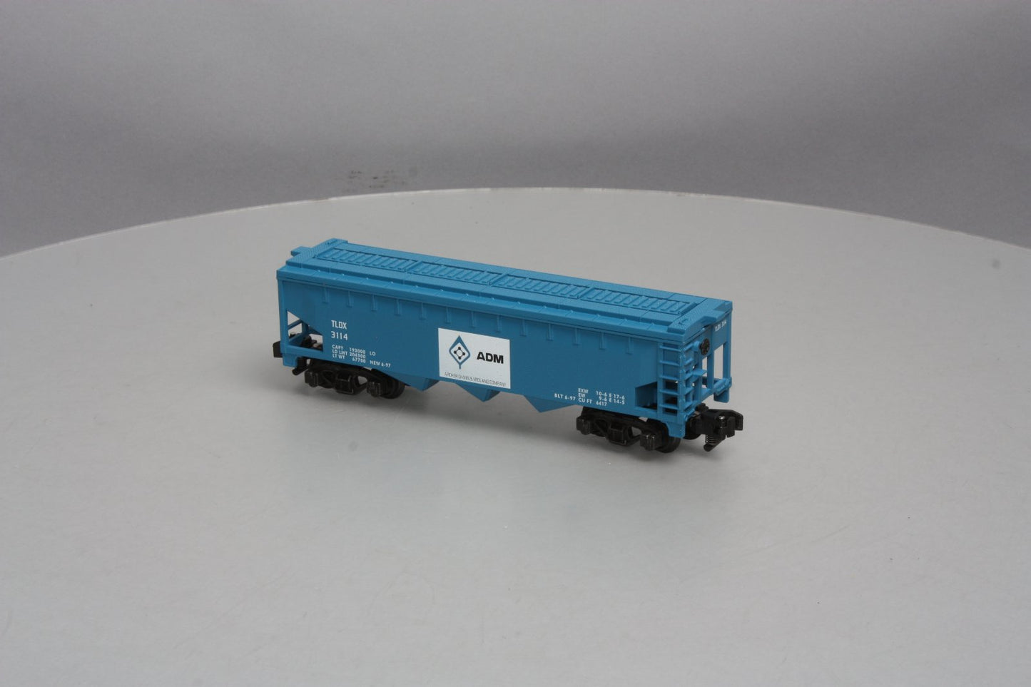American Flyer 6-48612 S Gauge ADM Three-Bay Covered Hopper #3114 LN/Box