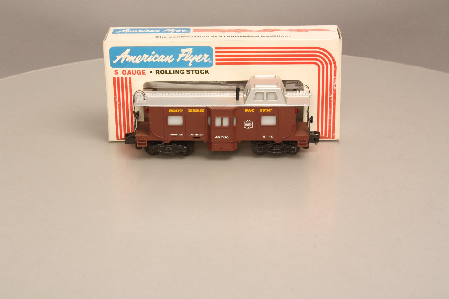American Flyer 6-48700 S Gauge Southern Pacific Bay Window Caboose #48700 LN/Box