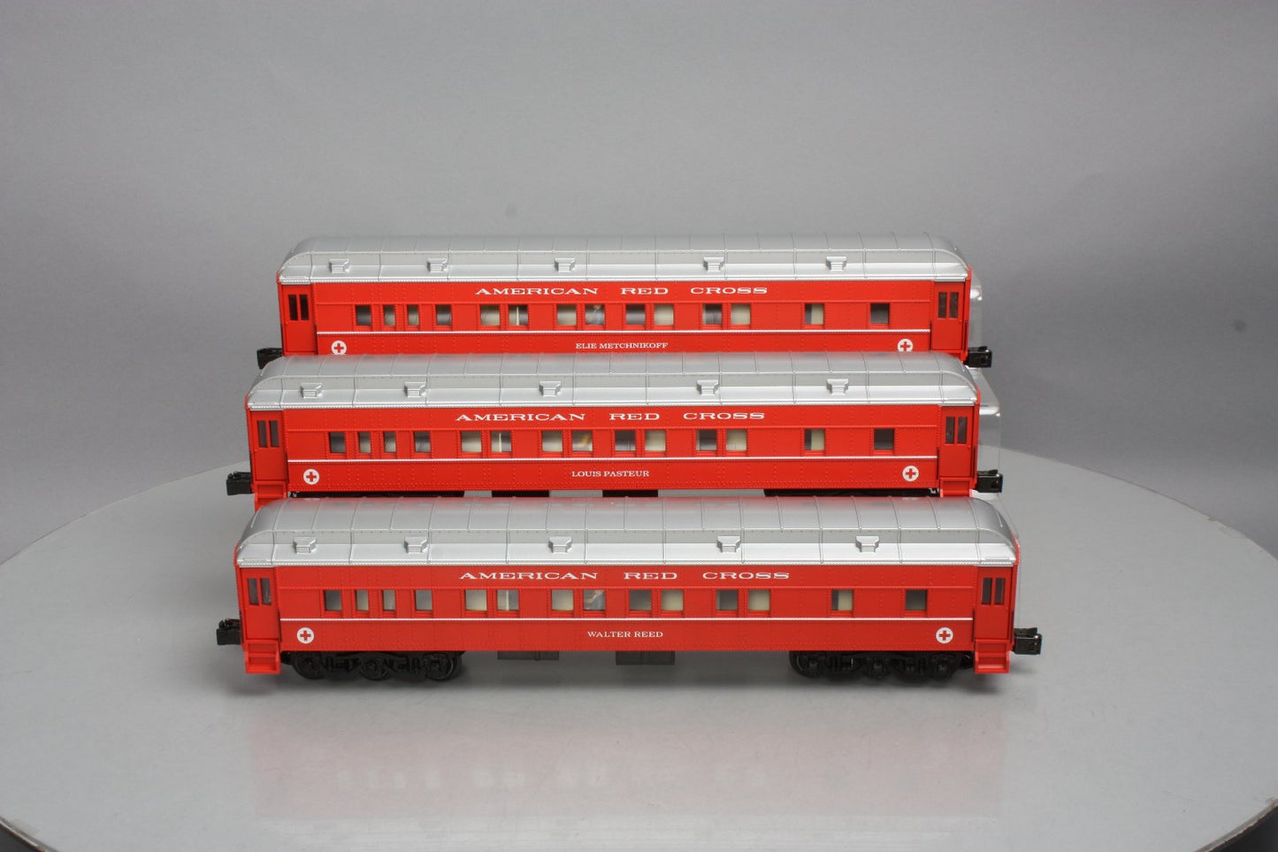 K-Line K-4899A O American Red Cross 15" Heavyweight Passenger Set EX/Box