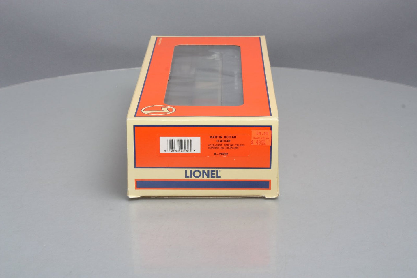 Lionel 6-26232 O Gauge Martin Guitar Lumber Flatcar