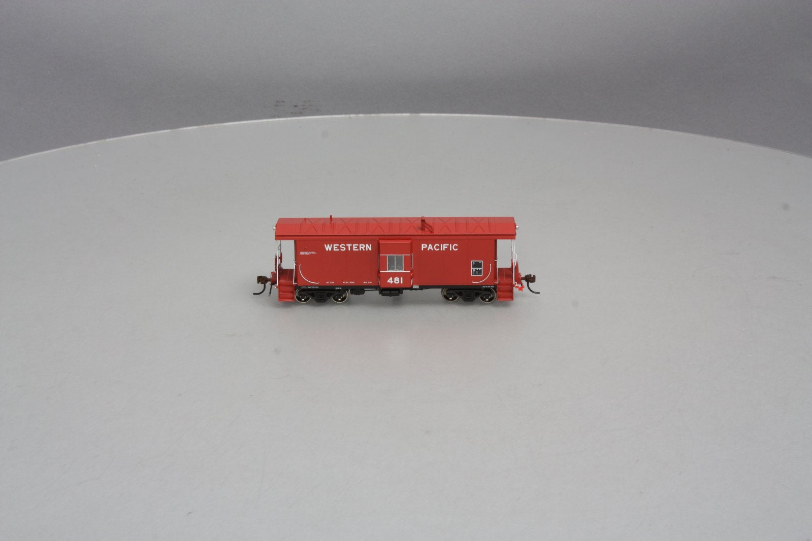 Athearn G63030 HO Genesis Western Pacific Bay Window Caboose W/Light # 481