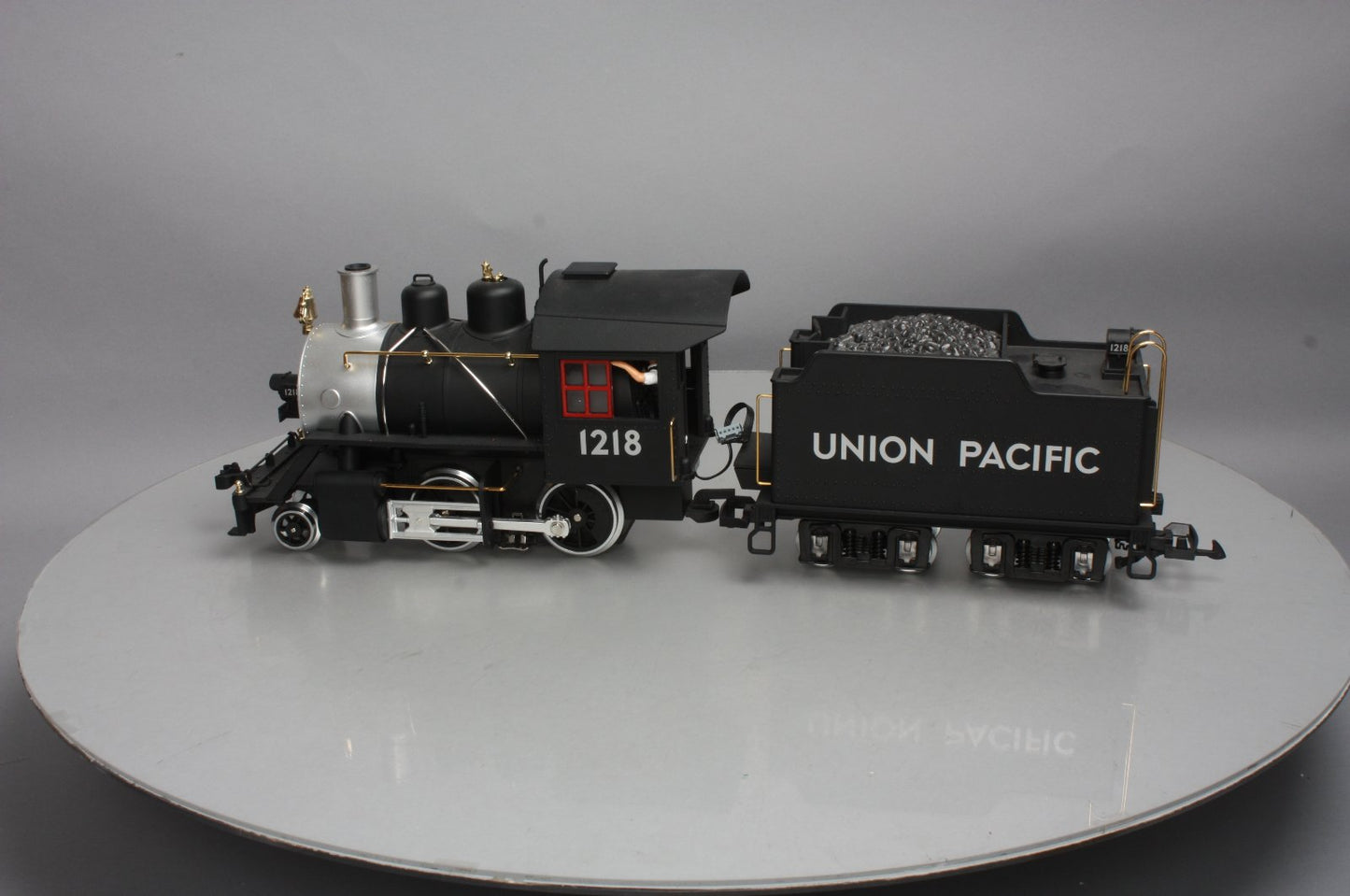 LGB 20232 G Union Pacific 2-4-0 Steam Locomotive & Tender W/Sound #1218 LN/Box