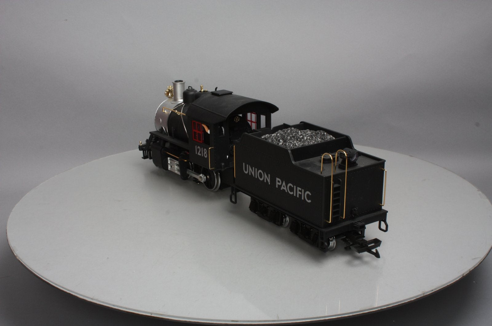 LGB 20232 G Union Pacific 2-4-0 Steam Locomotive & Tender W/Sound #1218 LN/Box