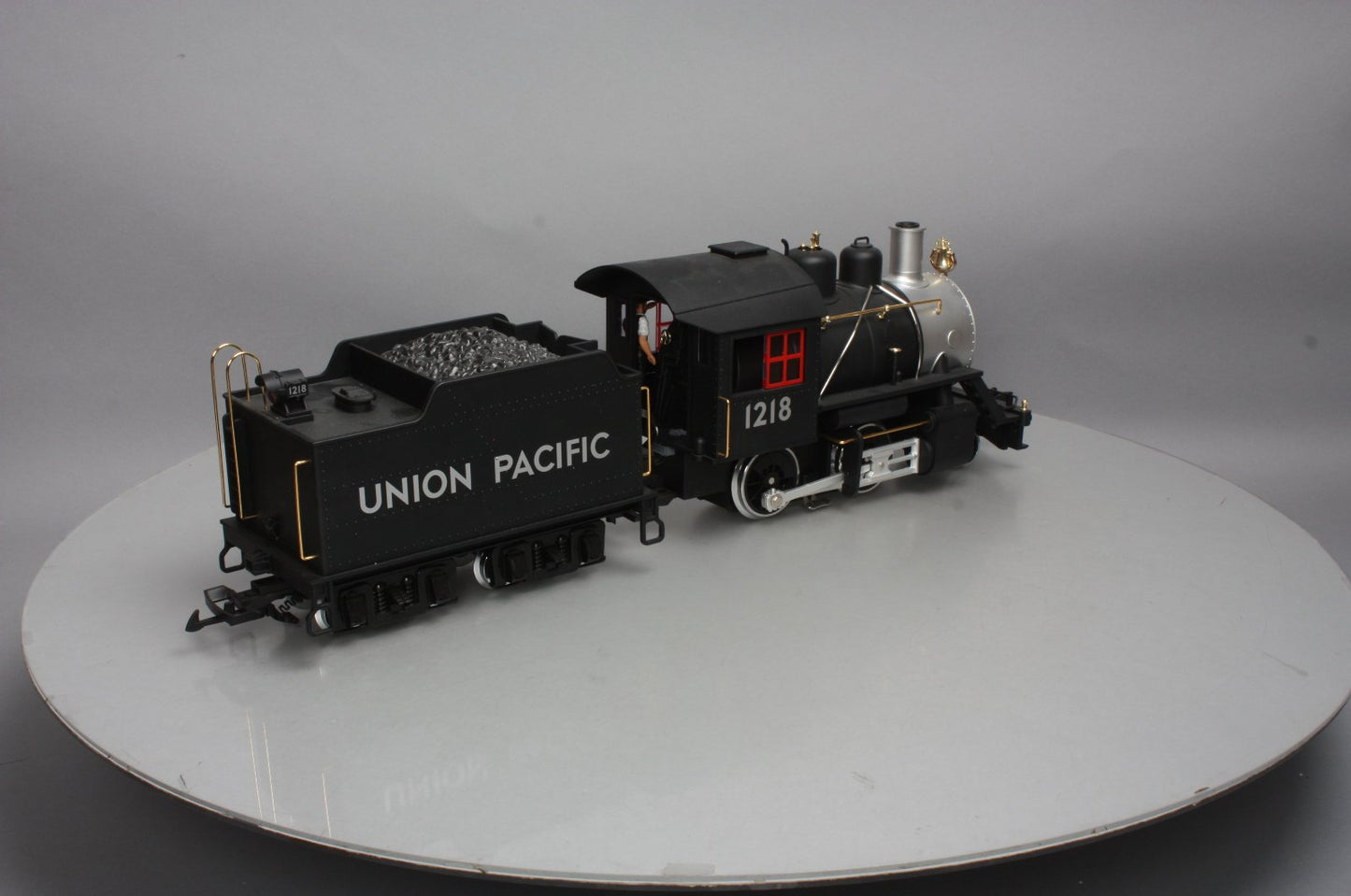 LGB 20232 G Union Pacific 2-4-0 Steam Locomotive & Tender W/Sound #1218 LN/Box