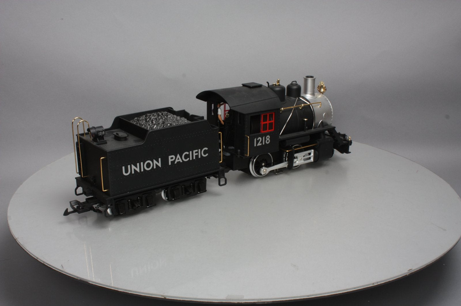 LGB 20232 G Union Pacific 2-4-0 Steam Locomotive & Tender W/Sound #1218 LN/Box