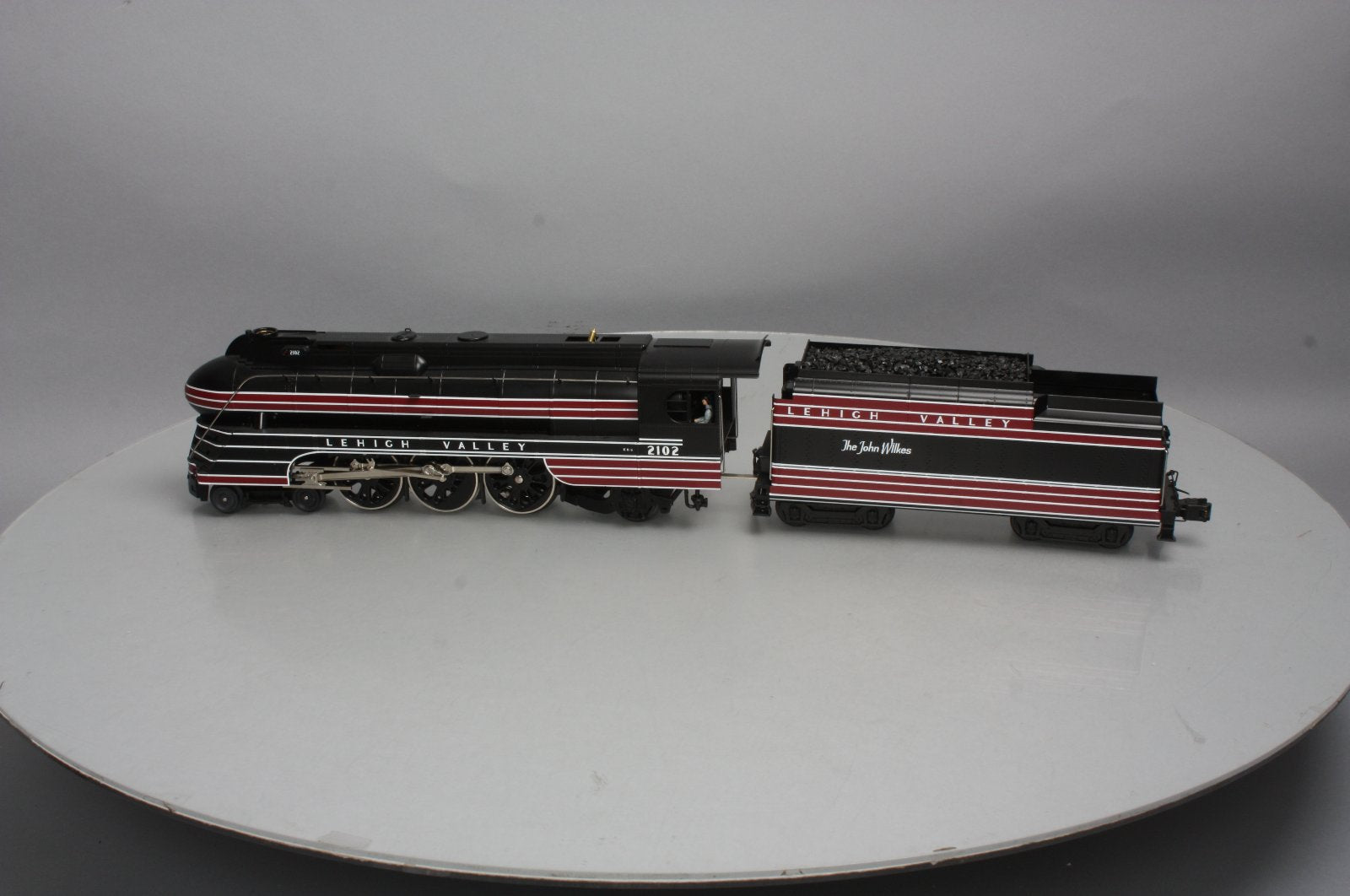Weaver QC-1078LP O BRASS LV John Wilkes 4-6-2 Steam Loco & Tender - 3 Rail #2102 LN/Box
