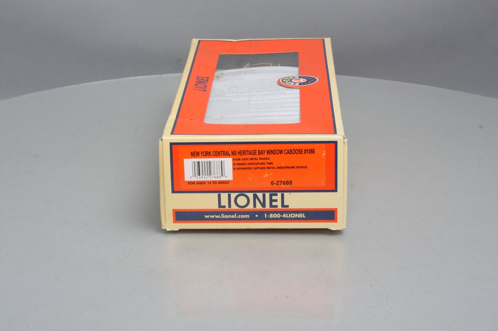 Lionel 6-27688 O Gauge New York Central NS Heritage Bay Window Caboose #1066 EX/Box