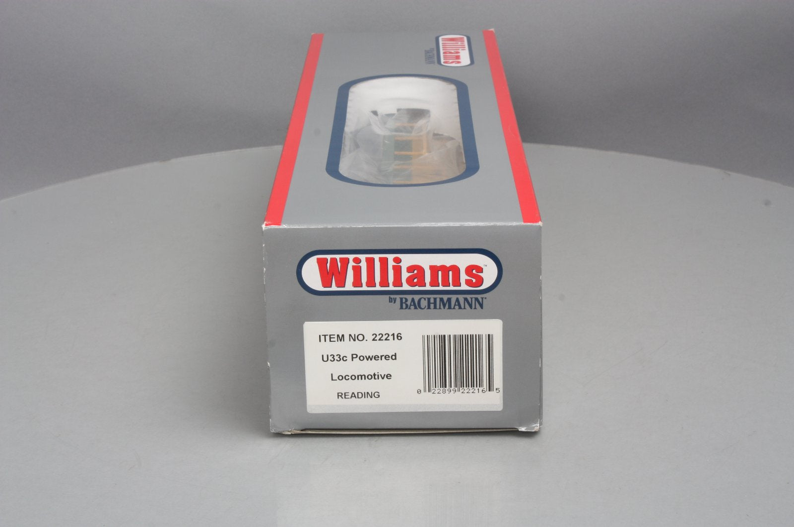 Williams 22216 O Reading GE U33C 3-Rail Diesel Loco w/Horn & Bell