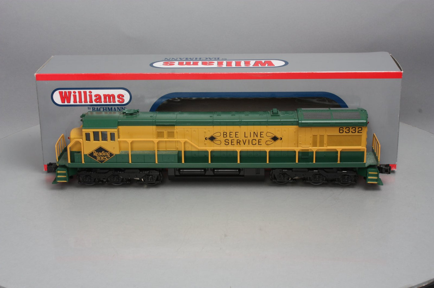 Williams 22216 O Reading GE U33C 3-Rail Diesel Loco w/Horn & Bell