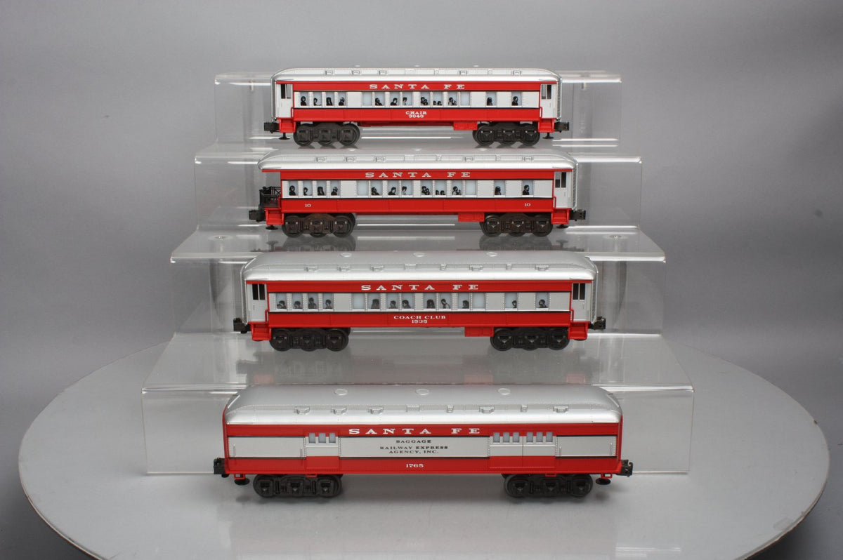 Lionel 6-29081 O AT&SF Baby Madison 4-Pack NIB