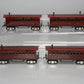 Marx 5192 Canadian Pacific Old Time Passenger Cars (Set of 4) LN/Box