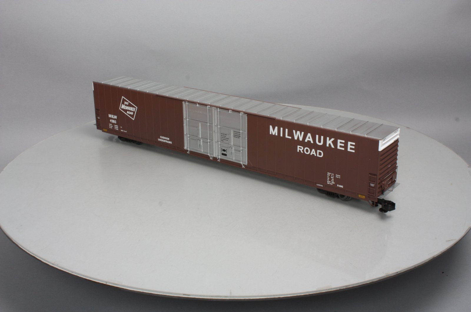 Lionel 6-81710 O Milwaukee Road 86' Hi-Cube Boxcar #4980