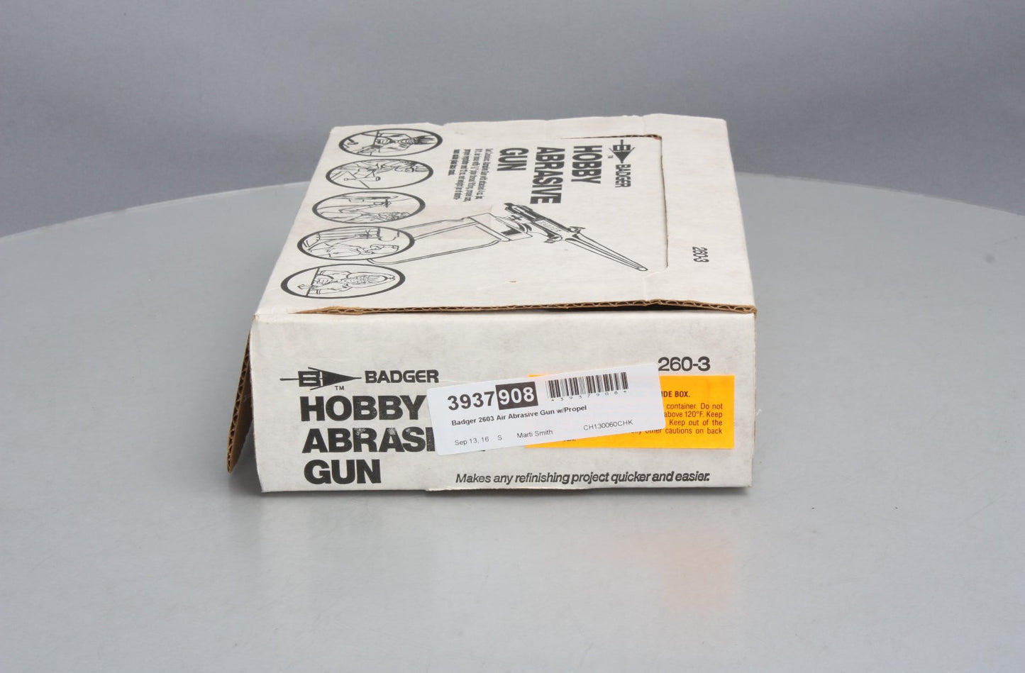 Badger 260-3 Abrasive Gun, Hose, Mask, Abrasive, Propel & Regulator