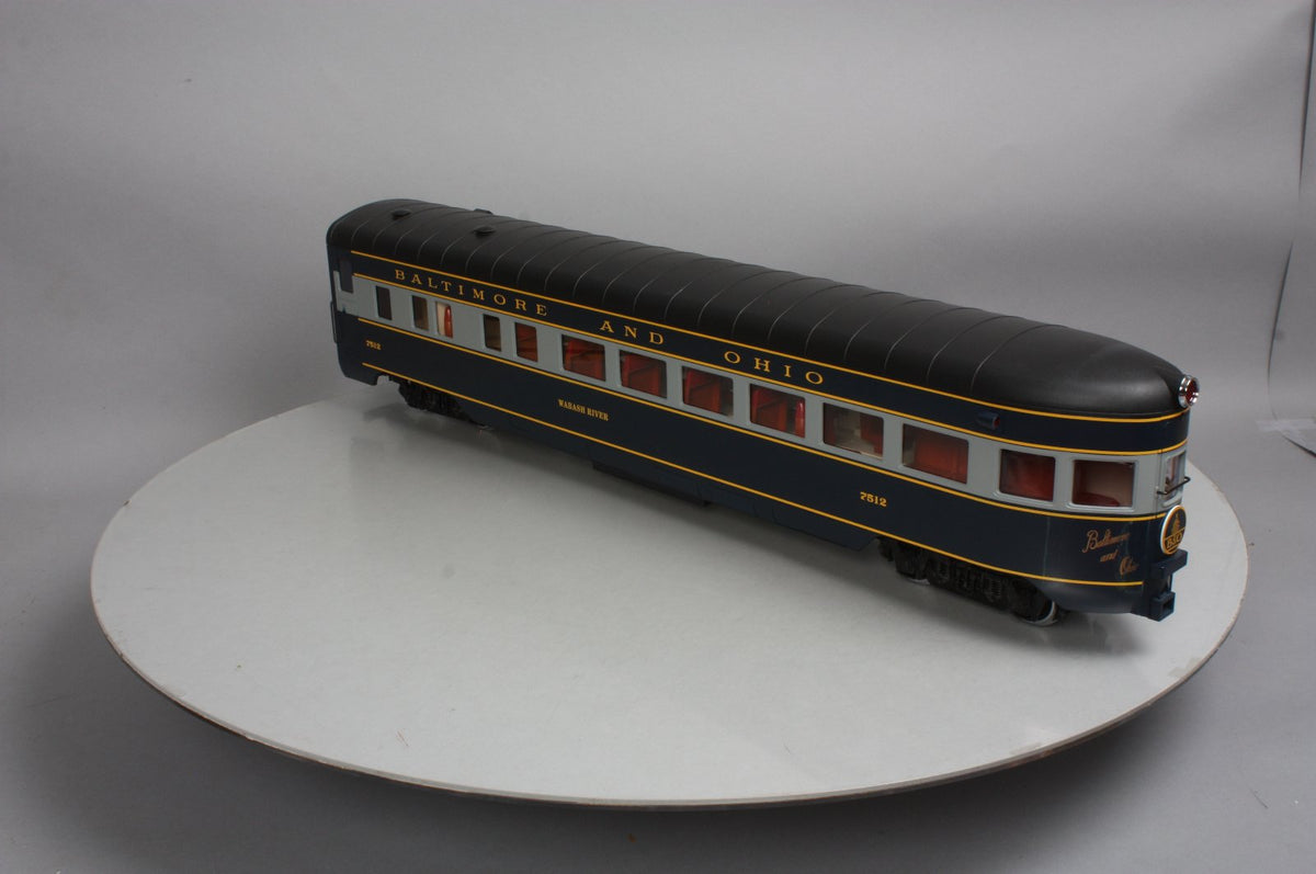 LGB 35590 G Scale Baltimore and Ohio Observation Car- Metal Wheels LN/Box