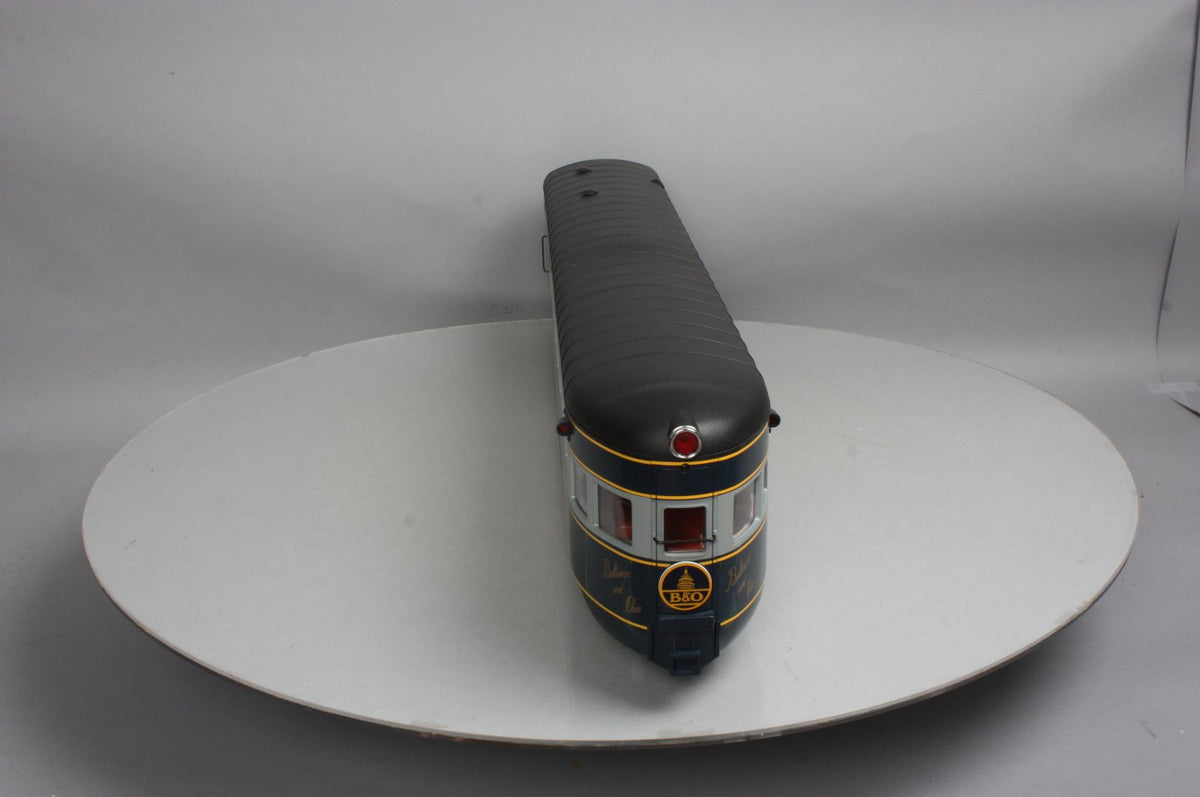 LGB 35590 G Scale Baltimore and Ohio Observation Car- Metal Wheels LN/Box
