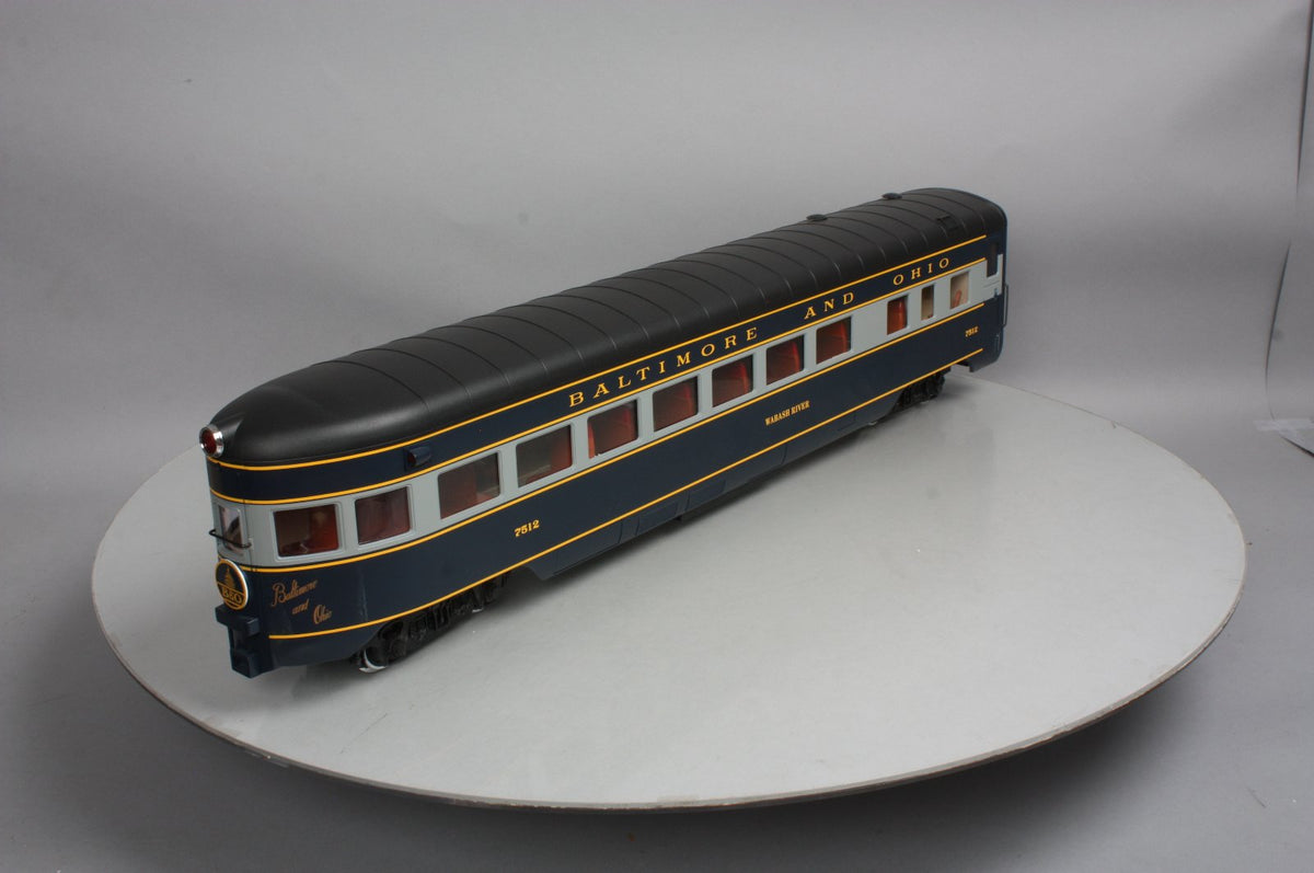 LGB 35590 G Scale Baltimore and Ohio Observation Car- Metal Wheels LN/Box