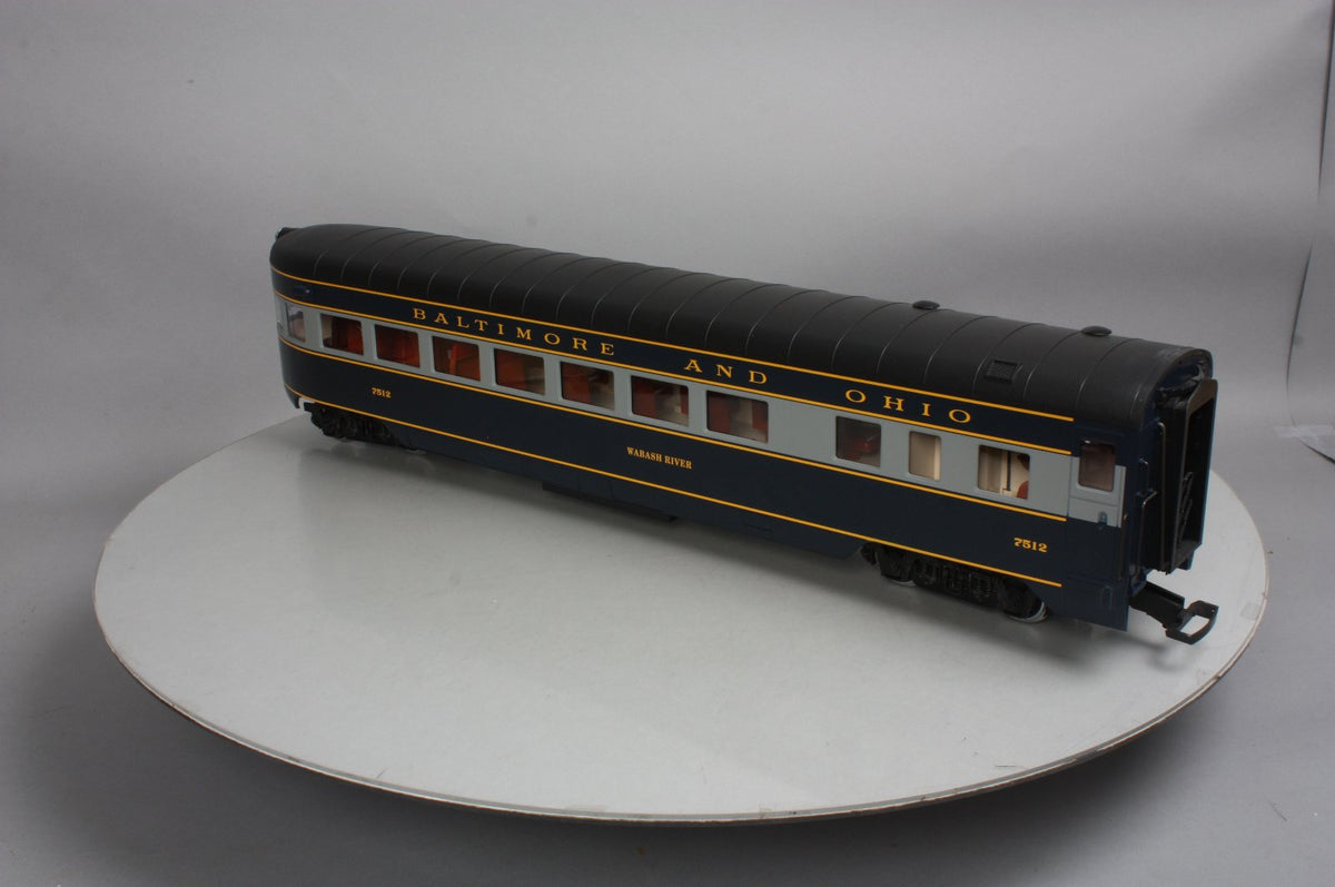 LGB 35590 G Scale Baltimore and Ohio Observation Car- Metal Wheels LN/Box