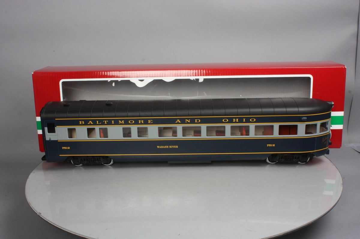 LGB 35590 G Scale Baltimore and Ohio Observation Car- Metal Wheels LN/Box